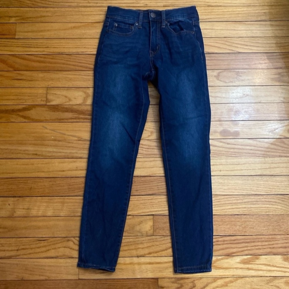 Aeropostale Dark Blue hi rose jeggings